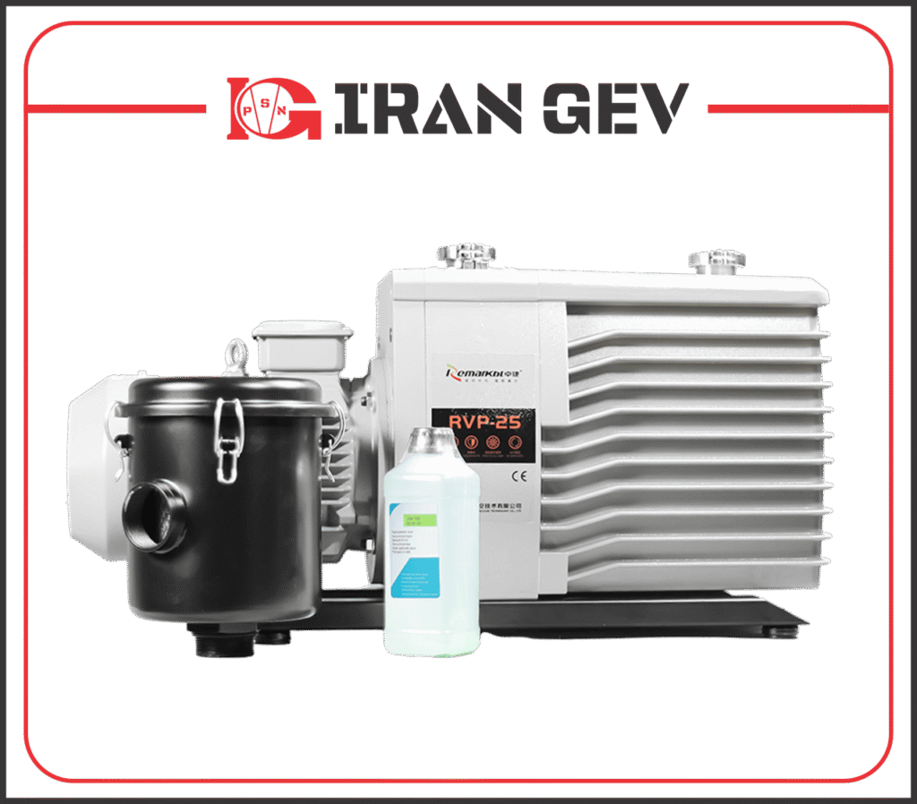 پمپ وکیوم دو مرحله‌ای روغنی RVP‑25