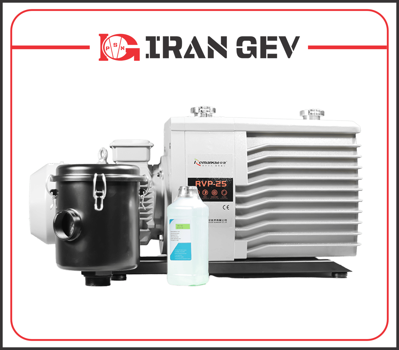 rvp252 پمپ وکیوم دو مرحلهای روغنی RVP‑25