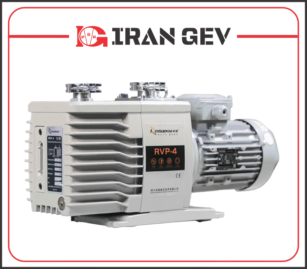 پمپ وکیوم دو مرحله‌ای روغنی RVP‑4
