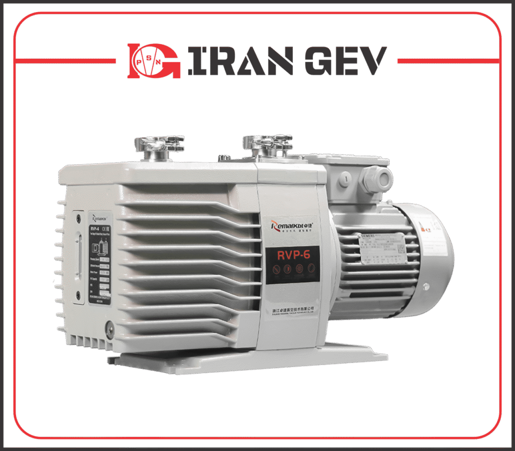 پمپ وکیوم دو مرحله‌ای روغنی RVP‑6