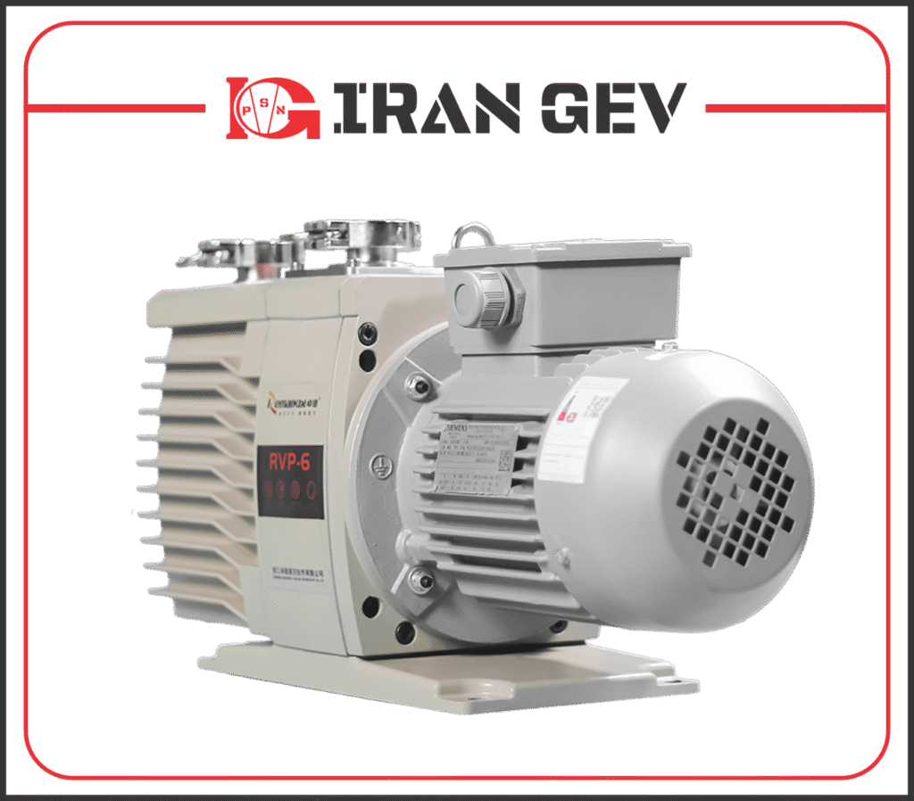 پمپ وکیوم دو مرحله‌ای روغنی RVP‑6