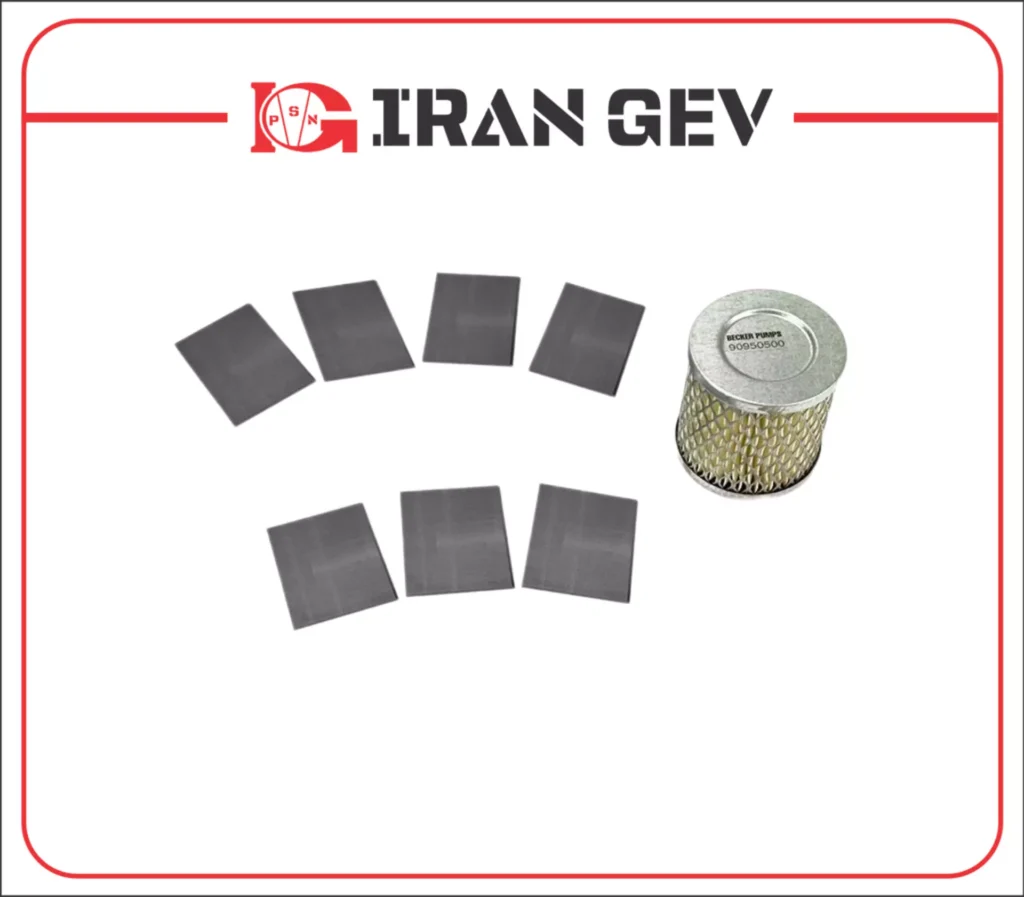 تیغه پمپ Becker VT4.4 VT، KVT، DVT، DT، VTLF، DTLF، T و VX)