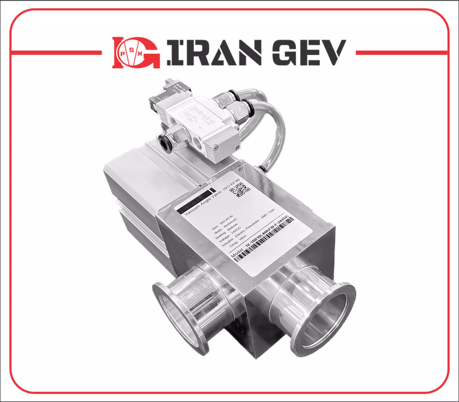 شیر الکتروپنوماتیک خلاء_2 شیر الکتروپنوماتیک خلاء | شیر پروانهای پنوماتیک وکیوم | Electropneumatic Vacuum Valve - تصویر 1
