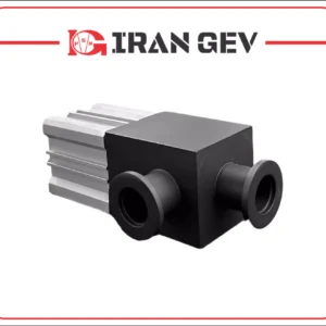 شیر زاویه‌ای کنترلی خلاء | استاندارد ISO‑KF | جنس استیل