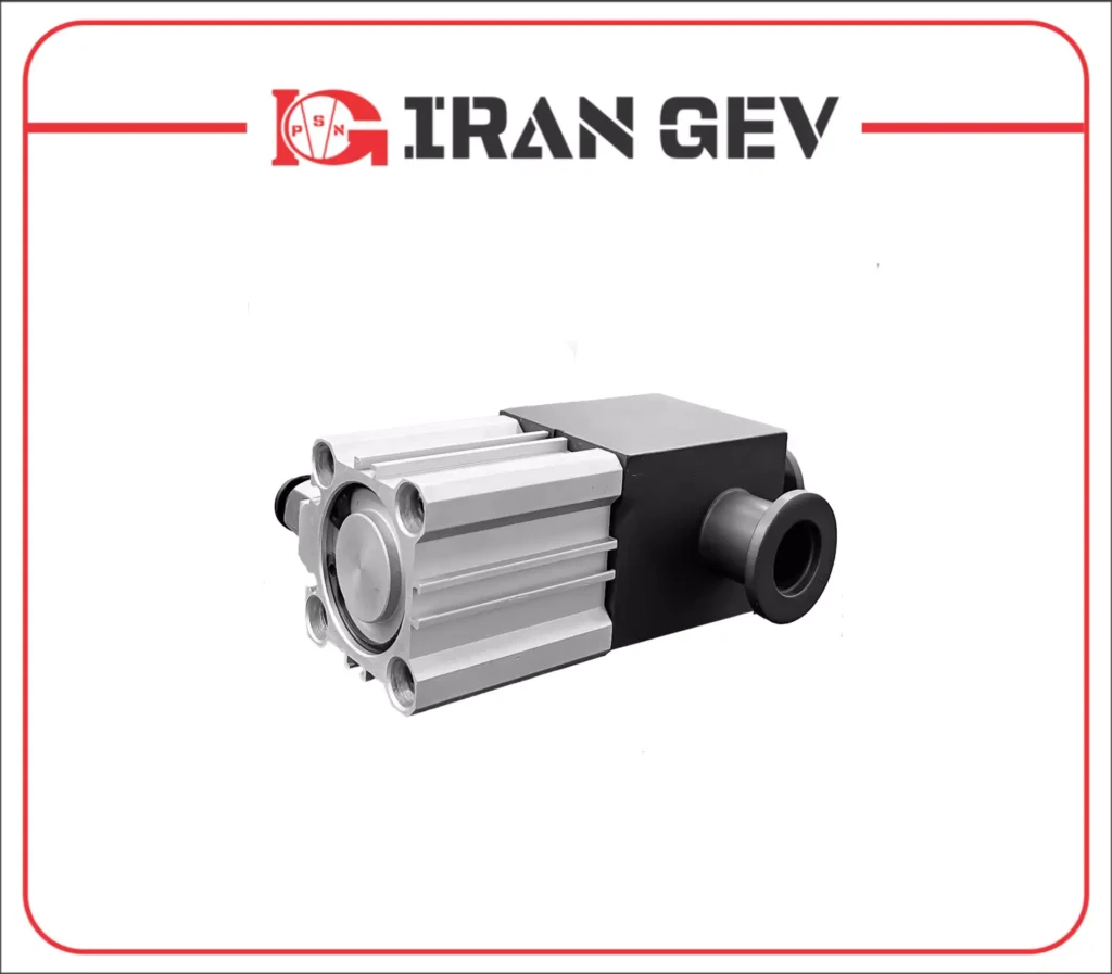 شیر زاویه‌ای کنترلی خلاء با استاندارد ISO‑KF