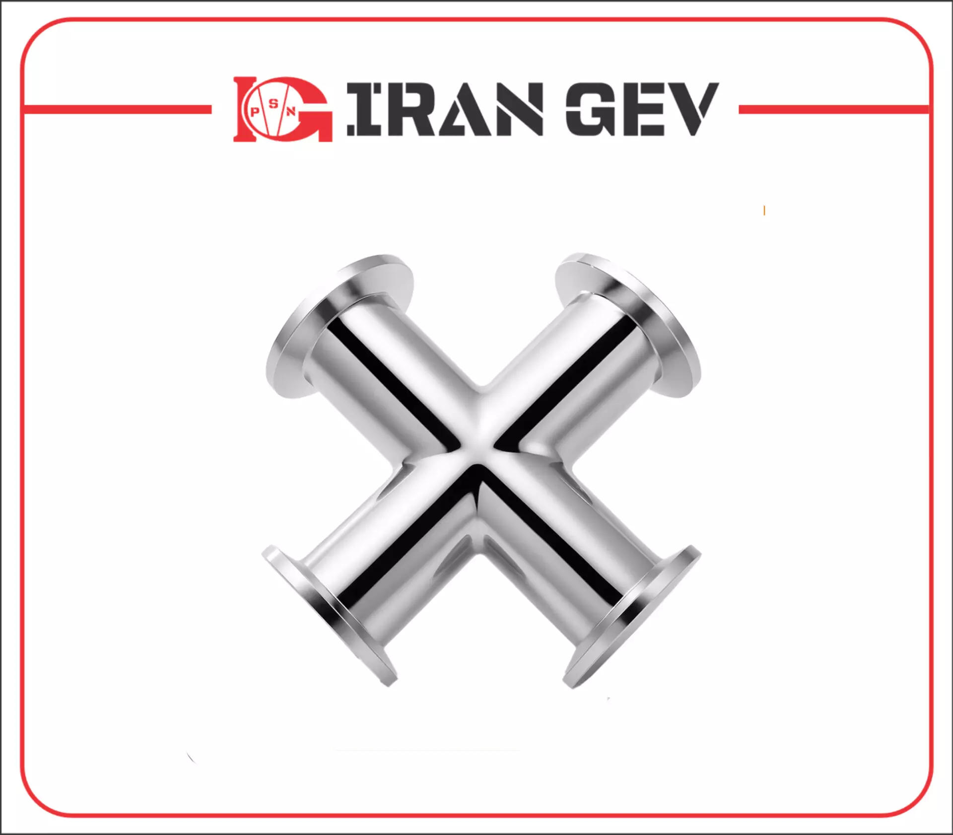 چهار راهی وکیوم ISO KF40_2 چهارراهی ISO‑KF 40